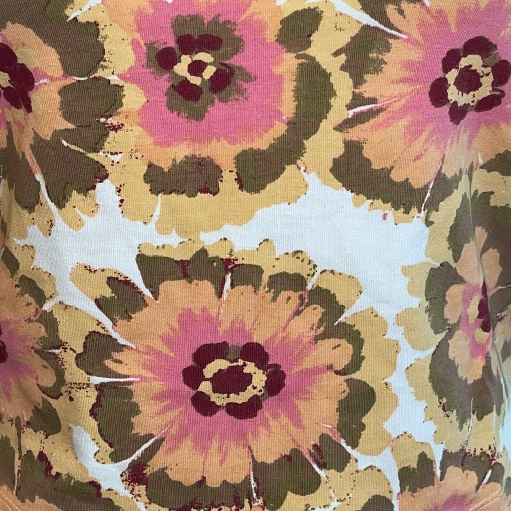 Free People Floral Crop Top Size Medium NWT - Picture 9 of 15